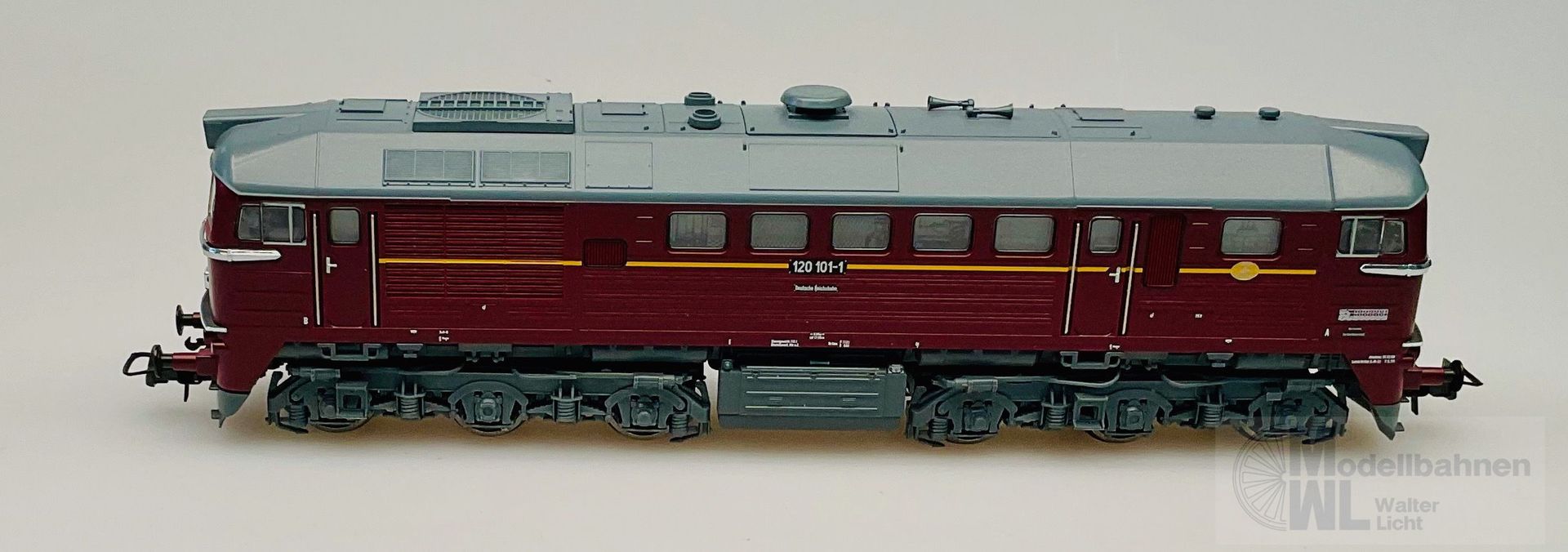 Roco 71791 - Roco - Diesellok BR 120 101-1 DR Ep.IV bordeauxsrot H0/GL Sound